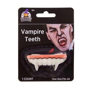 Dracula Vampire Teeth Costume Halloween Trick or Treat Octoberfest Party Favor